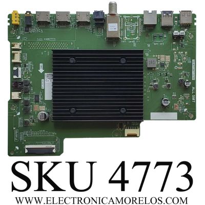MAIN PARA TV HKPRO UHD SMART TV / NUMERO DE PARTE 02-MANT72671 / TD.NT72671.U781 / 02-MANT72671-CA01 / 1NT671A / B20085655 / DISPLAY CV580U1-T01 REV:01 / MODELO HKP58UHD7